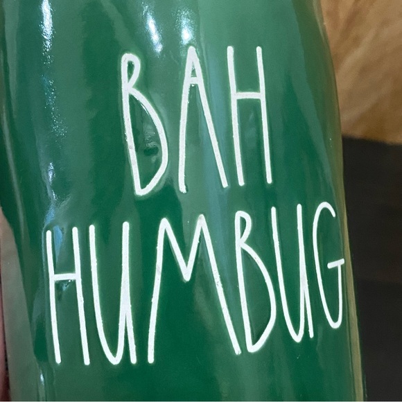 RAE Dunn by Magenta BAH HUMBUG Green Scented Candle - Picture 6 of 9